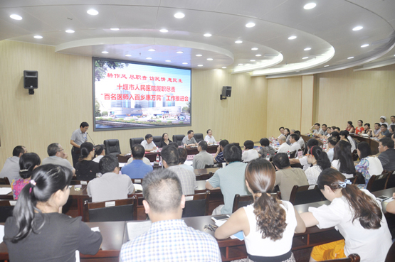 市人民医院开展“百名医师入百乡惠万民”活动